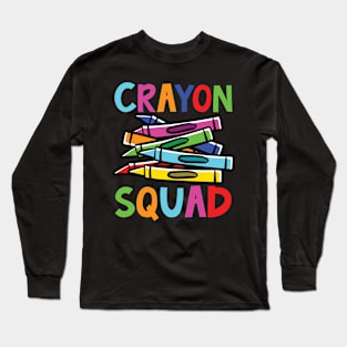 Crayon Squad Long Sleeve T-Shirt